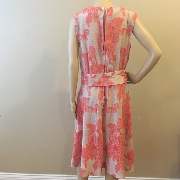 Floral Jacquard Fit and Flare Swing Dress - Picture 7 of 10